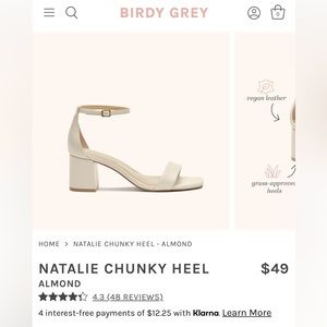 Birdy grey Bridemaid heels